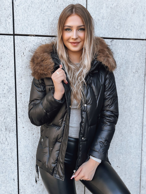 Ženska zimska jakna SNOW Barva Črna DSTREET TY3818