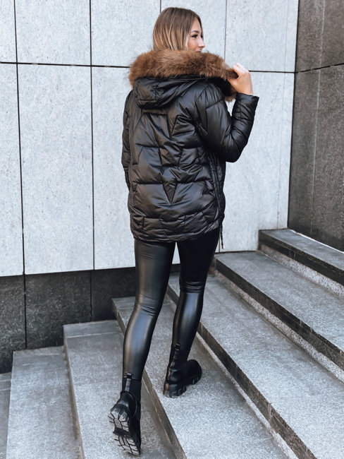 Ženska zimska jakna SNOW Barva Črna DSTREET TY3818
