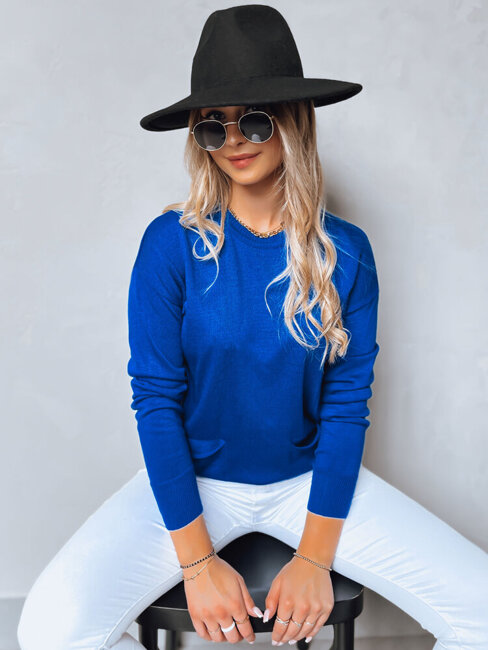 Ženski dolgi pulover MOLLY Barva Modra DSTREET MY2151