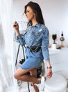 Jeans obleka ZAVIA Barva Modra DSTREET EY2228_1