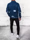 Moška jeans jakna Barva Modra DSTREET TX4413_4