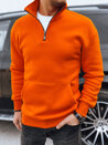 Moška jopa z ovratnikom Barva Oranžna DSTREET BX5669_1