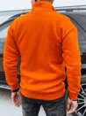 Moška jopa z ovratnikom Barva Oranžna DSTREET BX5669_3