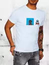 Moška majica s potiskom Barva Bela DSTREET RX5067_3