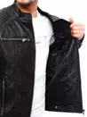 Moška usnjena jakna Barva Črna DSTREET TX4070_5