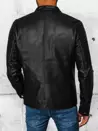 Moška usnjena jakna Barva Črna DSTREET TX4328_3
