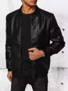 Moška usnjena jakna Barva Črna DSTREET TX4331_1