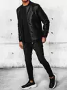Moška usnjena jakna Barva Črna DSTREET TX4331_2