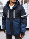 Moška zimska jakna Barva Mornarica DSTREET TX4564_1