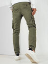 Moške hlače s stranskimi žepi Barva Kaki DSTREET UX4259_3