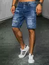 Moške jeans kratke hlače Barva Modra DSTREET SX1521_1