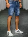 Moške jeans kratke hlače Barva Modra DSTREET SX1521_3