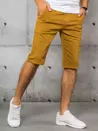 Moške jeans kratke hlače Barva gorčična DSTREET SX1438_3