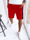 Moške športne kratke hlače Barva rdeča DSTREET SX2272_1