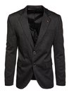 Moški blazer casual Barva Črna DSTREET MX0598_1