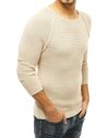 Moški klasičen pulover Barva Bež DSTREET WX1578_3