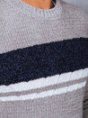 Moški klasičen pulover Barva Svetlosiva DSTREET WX2181_3
