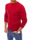 Moški klasičen pulover Barva rdeča DSTREET WX1712_2
