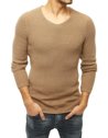 Moški klasičen pulover Barva rjav DSTREET WX1591_2