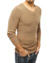 Moški klasičen pulover Barva rjav DSTREET WX1591_3