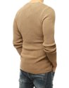Moški klasičen pulover Barva rjav DSTREET WX1591_5