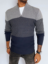 Moški klasičen pulover Barva siva DSTREET WX2116_1