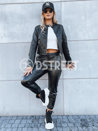 Ženska ramones jakna CHIC STYLE Barva Črna DSTREET TY3897_2