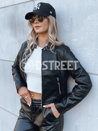 Ženska ramones jakna CHIC STYLE Barva Črna DSTREET TY3897_3