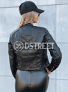 Ženska ramones jakna CHIC STYLE Barva Črna DSTREET TY3897_4