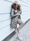Ženska zimska jakna BELLATRIX Barva zlati DSTREET TY3982_2