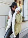 Ženska zimska jakna BRILLIANCE Barva Zelena DSTREET TY3909_1