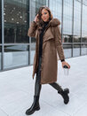 Ženska zimska jakna LUSTER Barva kavna DSTREET TY3956_1