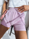Ženske bombažne kratke hlače KAKKI Barva Vijolična DSTREET SY0273_3