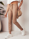 Ženske povoščene hlače BRIAL Barva Bež DSTREET UY2076_1