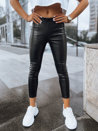 Ženske povoščene hlače COSMIC GLAMOUR Barva Črna DSTREET UY1565_1