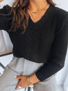 Ženski dolgi pulover CANDIS Barva Črna  DSTREET MY1806z_2