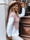 Ženski dolgi pulover CELESTIA Barva Roza DSTREET MY2217_2