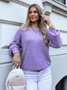 Ženski dolgi pulover LUMINA Barva Vijolična DSTREET MY2000_1