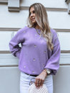 Ženski dolgi pulover LUMINA Barva Vijolična DSTREET MY2000_3