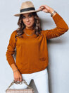 Ženski dolgi pulover MOLLY Barva gorčična DSTREET MY2159_2