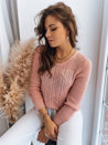 Ženski dolgi pulover VALENTIS Barva Roza  DSTREET MY1813z_1