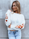 Ženski kratek pulover LYRA Barva Bela DSTREET MY2214_3