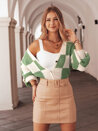 Ženski odprti pulover CASIE Barva Zelena DSTREET MY1530_1