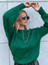 Ženski oversize pulover EMERALD Barva Zelena DSTREET MY2119_3