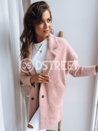 Ženski plašč ala alpaca RITA II roza Dstreet NY0625_1